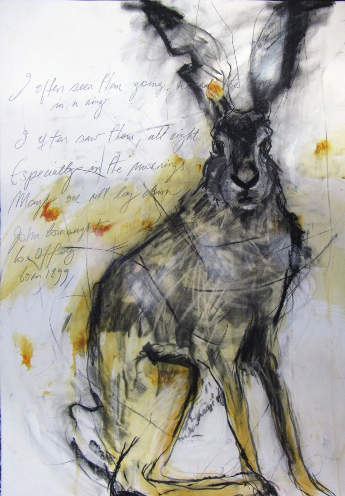 Margo Banks "I often saw them", cm 100x70, Mixed Media