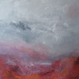 Linda Graham "Our Star", Oil on canvas 100cm x 100cm