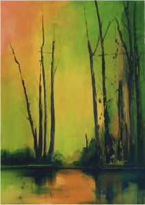 "Annaghmakerrig", oil on linen, cm 140x100