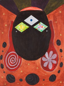 Ronan O’Reilly, "Battle Fury", 50 x 37.5 cm, Acrylic on wood