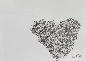 Life, Pencil on hahnmuhle, 14cm by 21cm