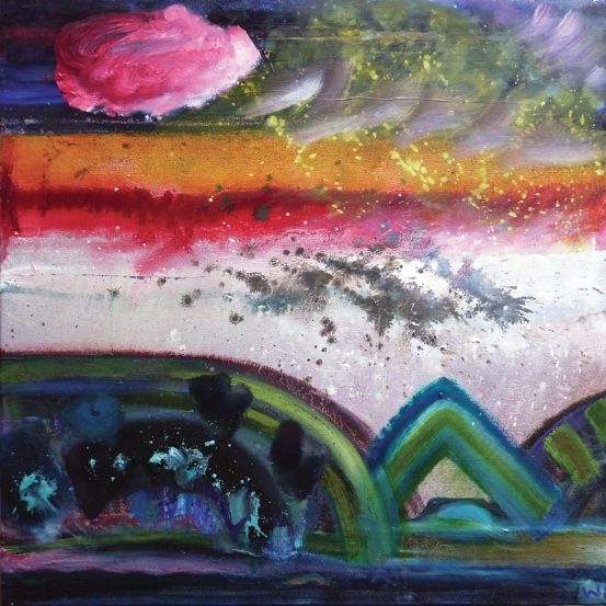 'Nocturnes VII - You Haven't Cried Today' 60 x 60cm oil on canvas