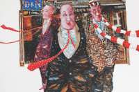 Andrew Painter, ''All good fun...' Acrylic on canvas, 70 x 70cm