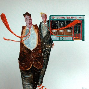 Andrew Painter, 'Times change, you know...' Acrylic on canvas, 90 x 90cm