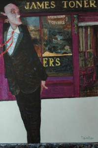Andrew Painter, 'Toner's is neither that way...' Acrylic on canvas, 41 x 33cm