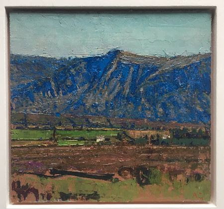 Andrew Gifford, 'Kerry Mountains Near Cahirsiveen' Oil on board, 9.25 x 8.75 inches