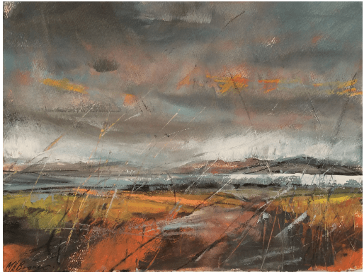 Maggie Brown, 'Storm Deirdre Has Arrived', Mixed media, 38 x 28cm